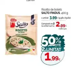 Condis SALTO FINDUS Risotto de bolets oferta