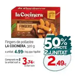 Condis LA COCINERA Fingers de pollastre oferta