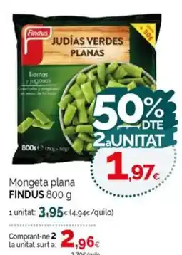 Condis FINDUS Mongeta plana oferta