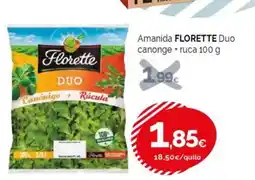 Condis FLORETTE Amanida Duo canonge ruca oferta