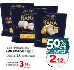 Condis RANA GOURMET Pasta farcida fresca oferta