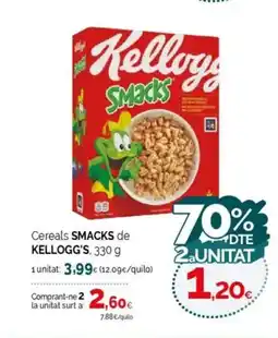 Condis KELLOGG'S Cereales de smacks oferta