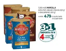 Condis MARCILLA Cafè molt extra fort, natural, mescla o descafeinat oferta