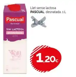Condis PASCUAL Llet sense lactosa oferta