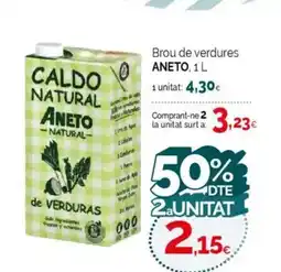 Condis ANETO Brou de verdures oferta