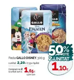 Condis GALLO DISNEY Pasta oferta