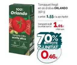 Condis ORLANDO Tomàquet fregit en oli d'oliva oferta