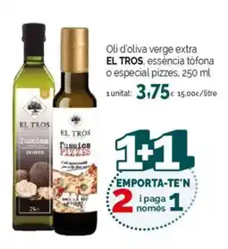 Condis EL TROS Oli d'oliva verge extra essència tòfona o especial pizzes oferta