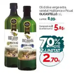 Condis OLICASTELLÓ Oli d'oliva verge extra. varietat Hojiblanca o Picual oferta