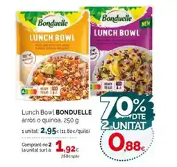Condis BONDUELLE Lunch Bowl arròs o quinoa oferta