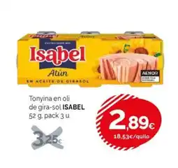 Condis ISABEL Tonyina en oli de gira-sol oferta