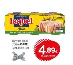 Condis ISABEL Tonyina en oli d'oliva oferta