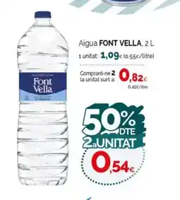 Condis FONT VELLA Aigua oferta