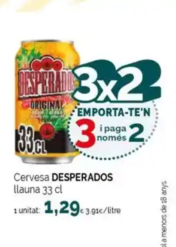 Condis DESPERADOS Cervesa oferta