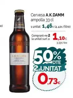 Condis A.K DAMM Cervesa ampolla oferta