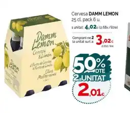 Condis DAMM LEMON Cervesa oferta