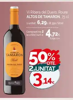 Condis ALTOS DE TAMARON Vi Ribera del Duero, Roure oferta