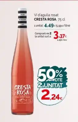 Condis CRESTA ROSA Vi d'agulla rosat oferta