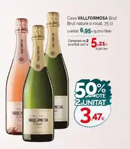 Condis VALLFORMOSA Cava Brut oferta