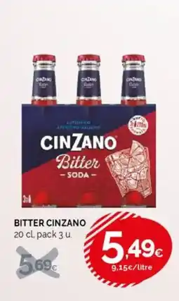 Condis BITTER CINZANO oferta