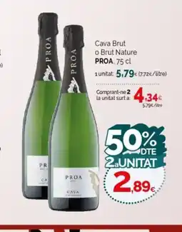 Condis PROA Cava Brut o Brut Nature oferta