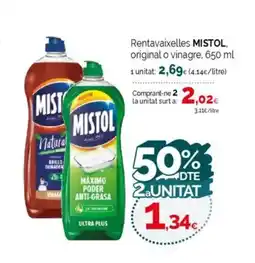 Condis MISTOL Rentavaixelles original o vinagre oferta