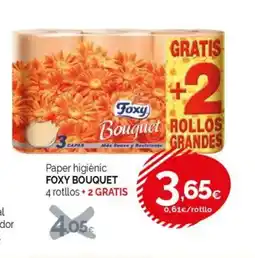 Condis FOXY BOUQUET Paper higiènic oferta