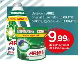Condis ARIEL Detergent oferta
