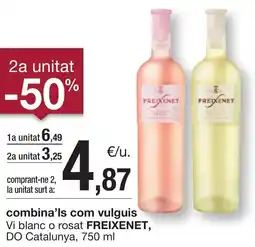BonpreuEsclat FREIXENET Vi blanc o rosat, DO Catalunya oferta