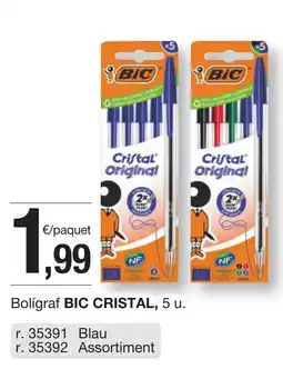 BonpreuEsclat BIC CRISTAL Bolígraf oferta