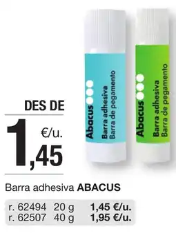 BonpreuEsclat ABACUS Barra adhesiva oferta