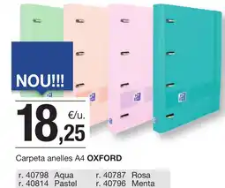 BonpreuEsclat OXFORD Carpeta anelles A4 oferta