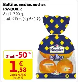 Alcampo PASQUIER Bollitos medias noches oferta