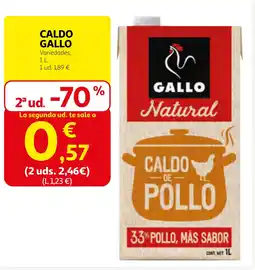 Alcampo GALLO Caldo oferta