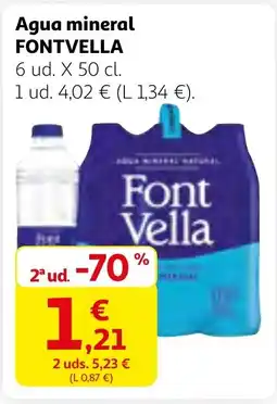 Alcampo FONTVELLA Agua mineral oferta