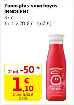 Alcampo INNOCENT Zumo plus vaya bayas oferta