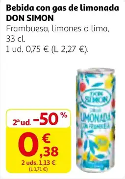 Alcampo DON SIMON Bebida con gas de limonada oferta