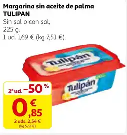 Alcampo TULIPAN Margarina sin aceite de palma oferta