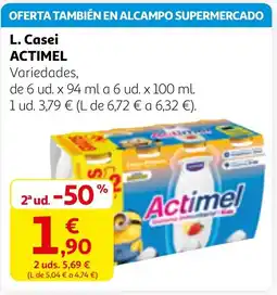 Alcampo ACTIMEL L. Casei oferta