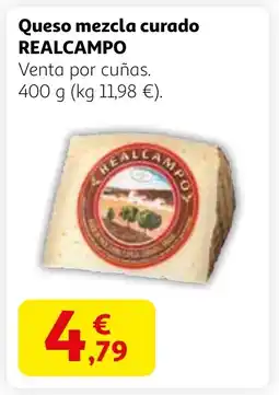 Alcampo REALCAMPO Queso mezcla curado oferta