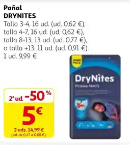 Alcampo DRYNITES Pañal oferta