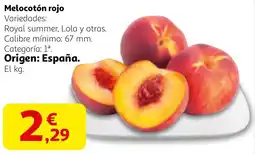 Alcampo Melocotón rojo oferta