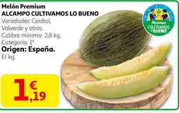 Alcampo ALCAMPO CULTIVAMOS LO BUENO Melón Premium oferta