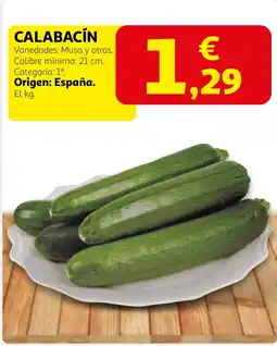 Alcampo Calabacín oferta