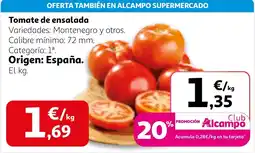 Alcampo Tomate de ensalada oferta
