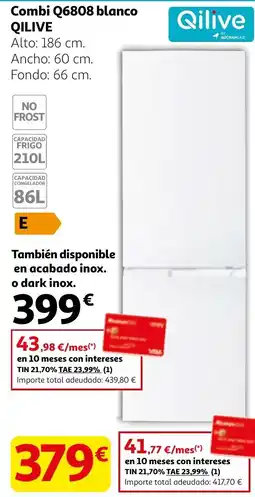 Alcampo QILIVE Combi Q6808 blanco oferta