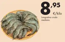 Supermercados Lupa Langostino crudo mediano. oferta