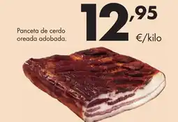 Supermercados Lupa Panceta de cerdo oreada adobada. oferta
