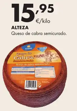 Supermercados Lupa ALTEZA Queijo de cabra semicurado oferta