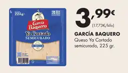 Supermercados Lupa GARCÍA BAQUERO Queso Ya Cortado semicurado oferta